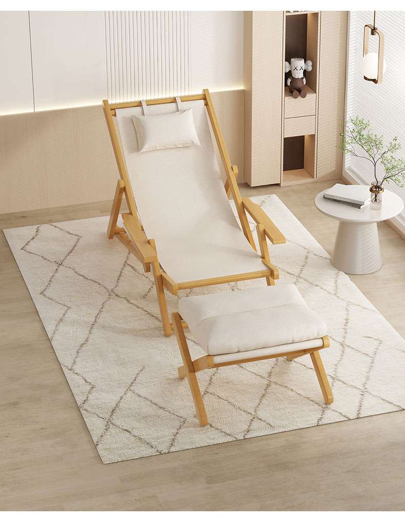 キャンプ用品  リラックス折りたたみデッキチェア