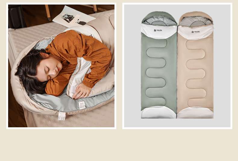 キャンプ用品 ふかふかキャンプ寝袋