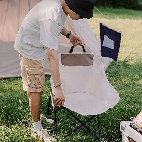 キャンプ用品  コンパクト折りたたみキャンプチェア