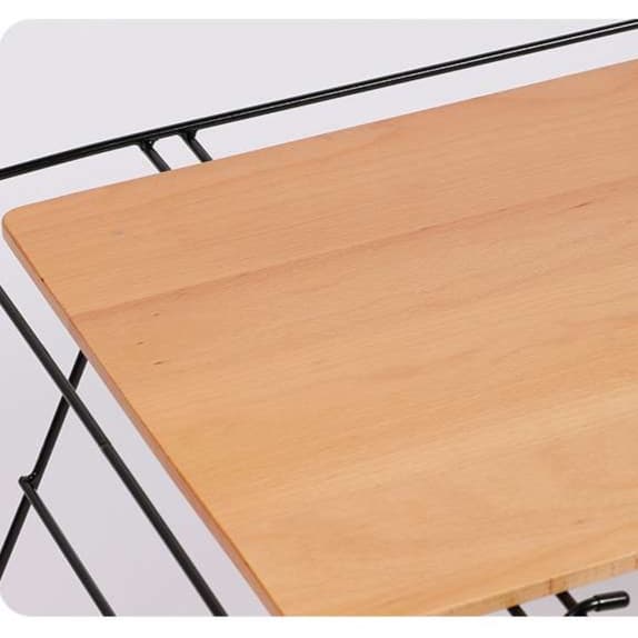 キャンプ用品 折りたたみ式アウトドアウッドテーブル