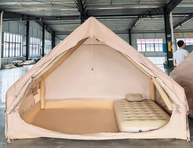 キャンプ用品 簡単組立インフレータブルテント
