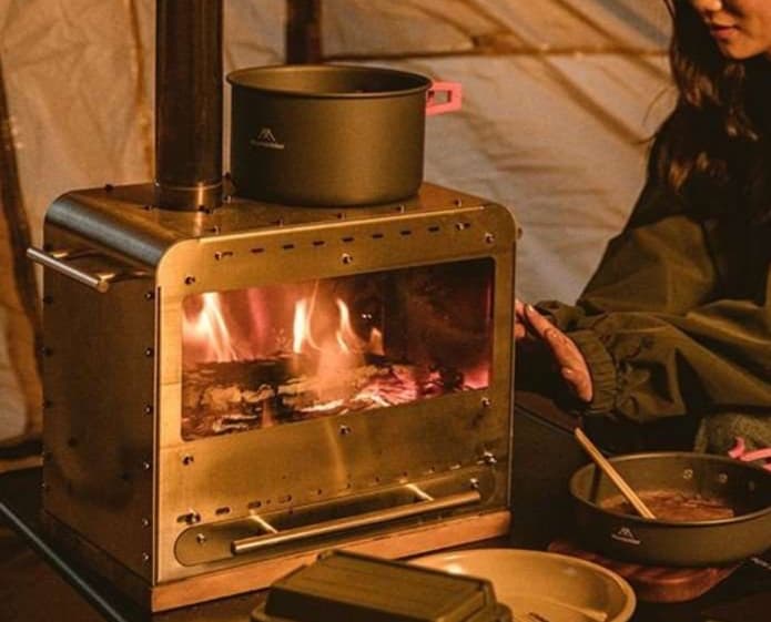 キャンプ用品 露営ポータブル焚き火台