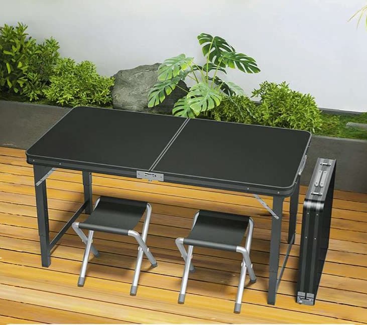 キャンプ用品 折りたたみ式アウトドアテーブルセット