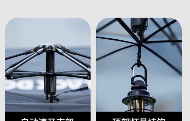 キャンプ用品 六角形自動展開キャンプテント