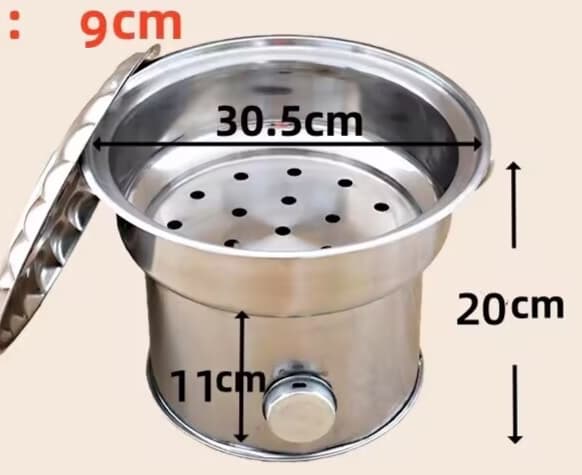 キャンプ用品 折りたたみ式 缶型焚き火台