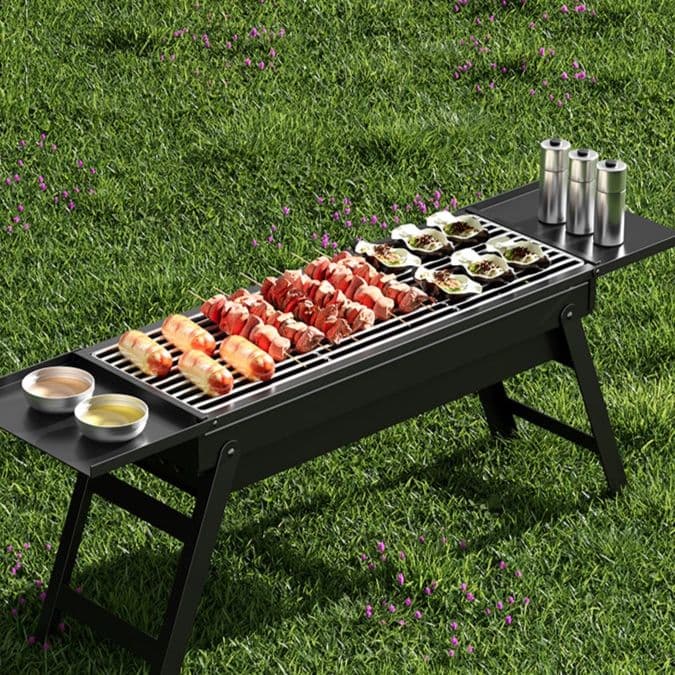 キャンプ用品 オールインワン焚き火料理台
