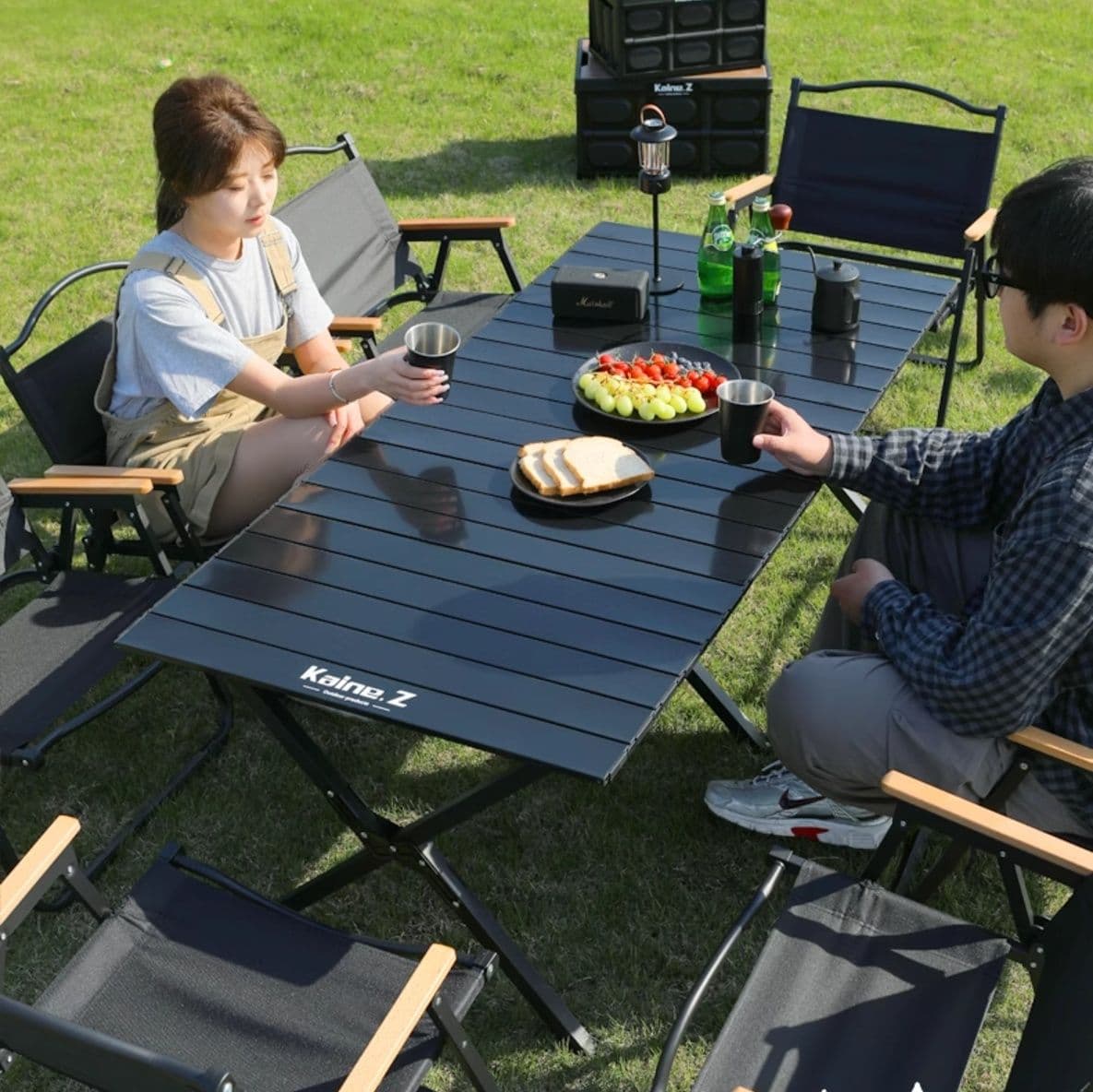 キャンプ用品 アウトドア木製アームチェア