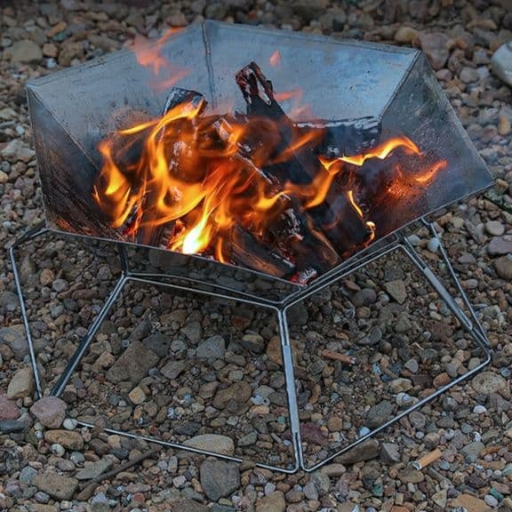 キャンプ用品 多機能折りたたみ式焚き火台