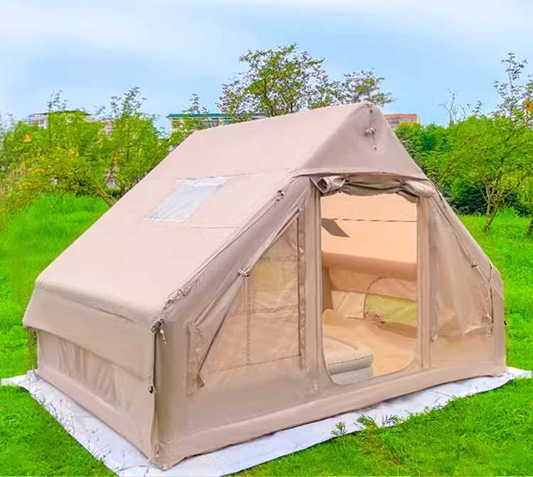 キャンプ用品 簡単組立インフレータブルテント