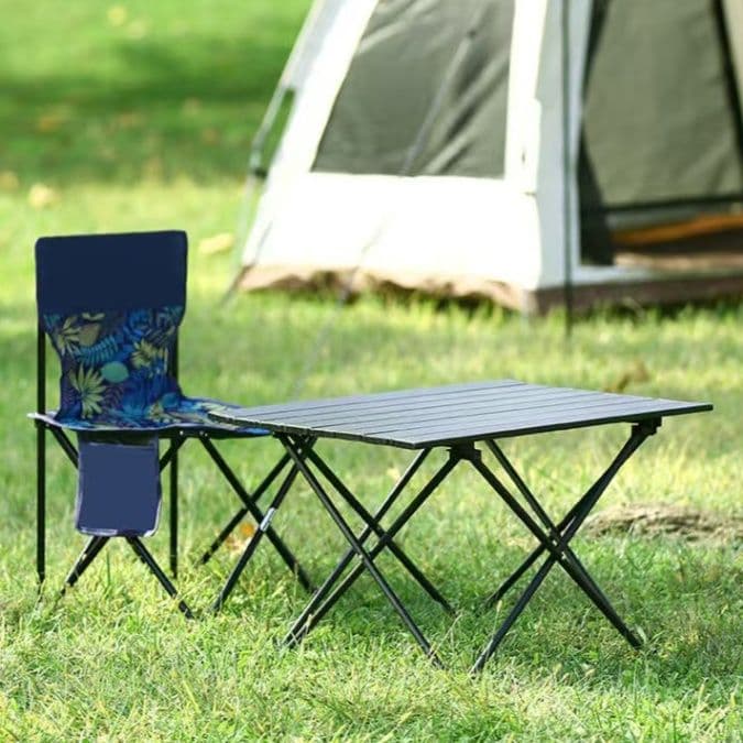 キャンプ用品 軽量折りたたみ式アウトドア用テーブル