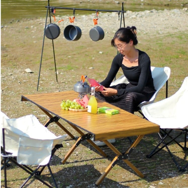 キャンプ用品 軽量折りたたみ式キャンプチェア