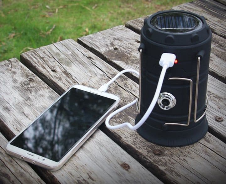 キャンプ用品 多機能充電式折りたたみ吊り下げランタン