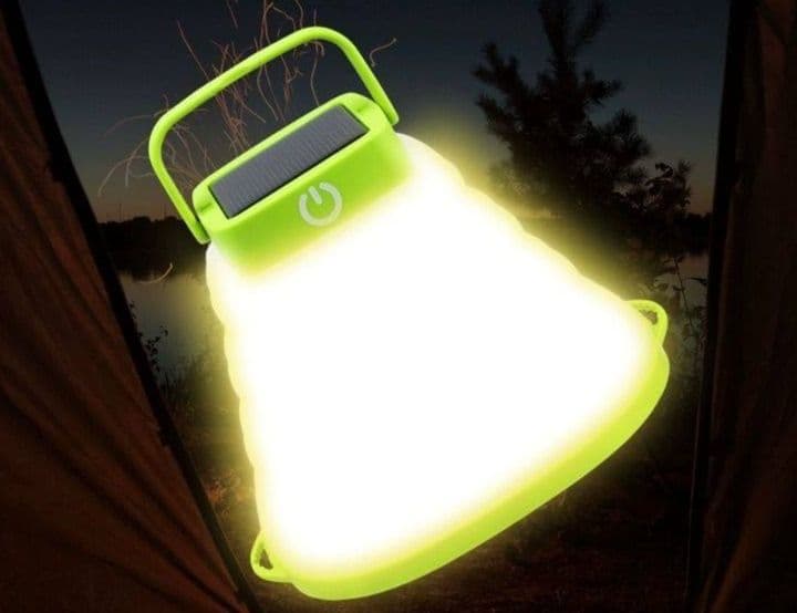 キャンプ用品 折り畳み式伸縮型充電式携帯ランタン