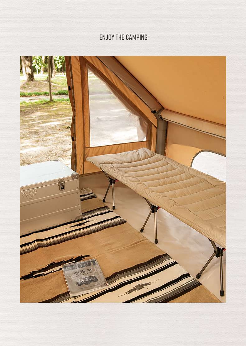 キャンプ用品  快適折りたたみキャンプコット