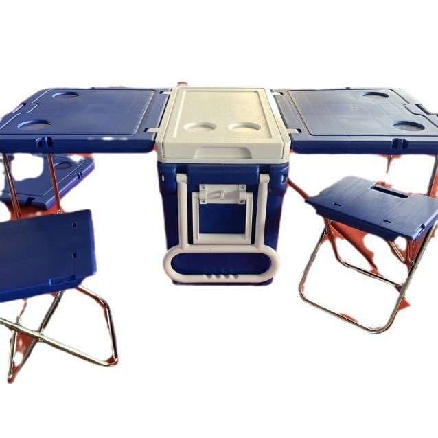 キャンプ用品 多機能アウトドアテーブルクーラー
