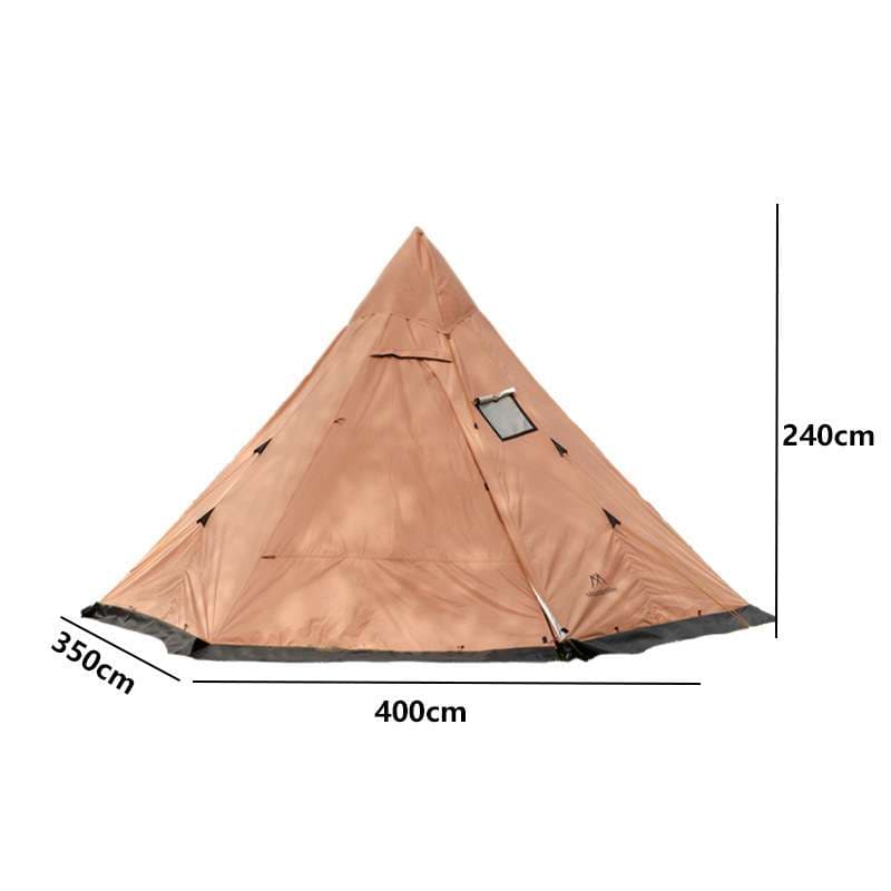 キャンプ用品 山小屋風ティピーテント
