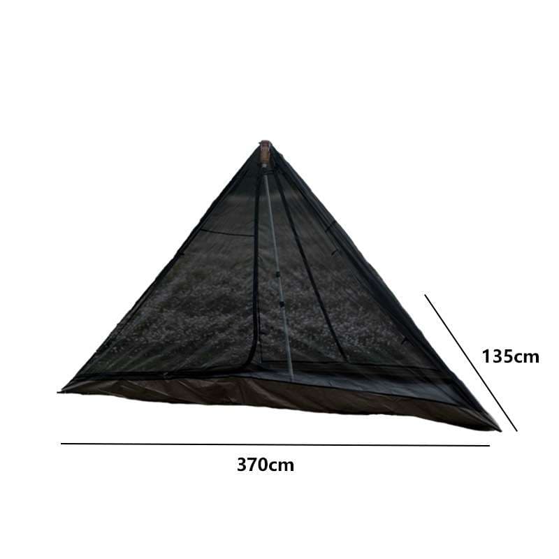 キャンプ用品 山小屋風ティピーテント