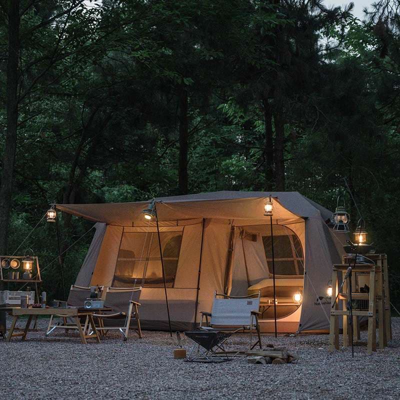 キャンプ用品 自動展開式快適キャンプテント