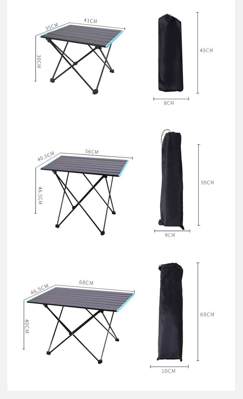 キャンプ用品  折りたたみ式コンパクトキャンプテーブル