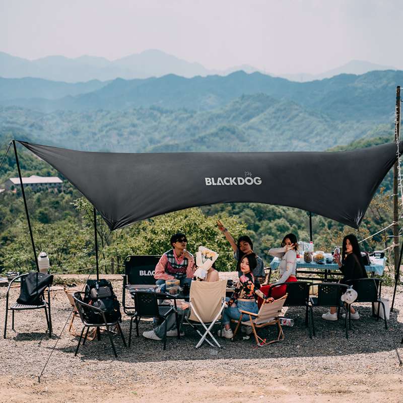 キャンプ用品  山岳風景用多機能タープ