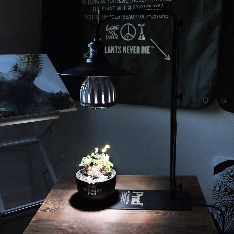 キャンプ用品 植物育成ランプスタンド