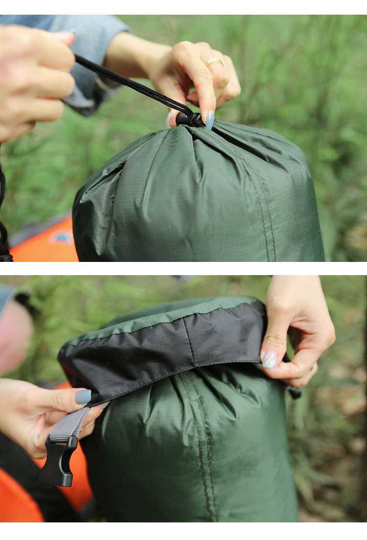 キャンプ用品  防水コンパクト圧縮寝袋