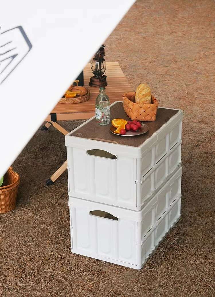 キャンプ用品  折りたたみ式収納ボックスキャンプテーブル