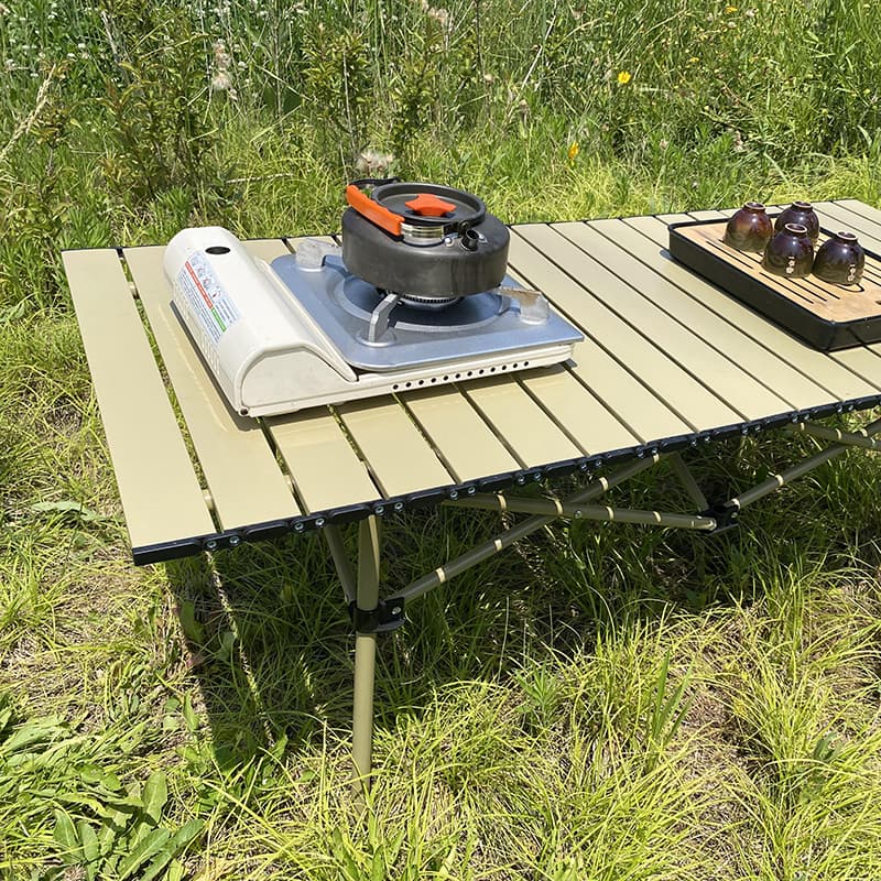 キャンプ用品 折りたたみ式アウトドアテーブル 野遊びの友