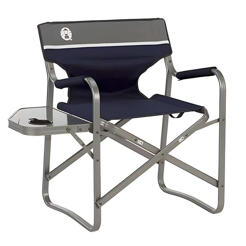 キャンプ用品 アウトドア折りたたみチェア 小型テーブル付き