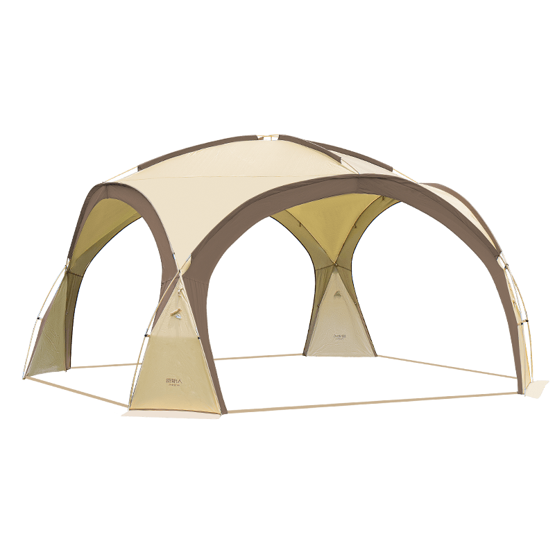 キャンプ用品  大型アーチ式キャンプシェルター