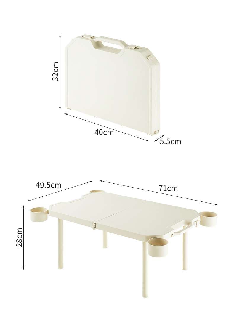 キャンプ用品 多機能ポータブルキャンプテーブル