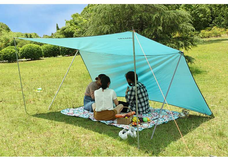 キャンプ用品 アウトドア日よけ軽量タープ