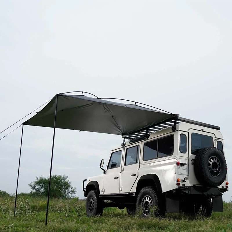 キャンプ用品 高機能オフロード車用サイドタープ