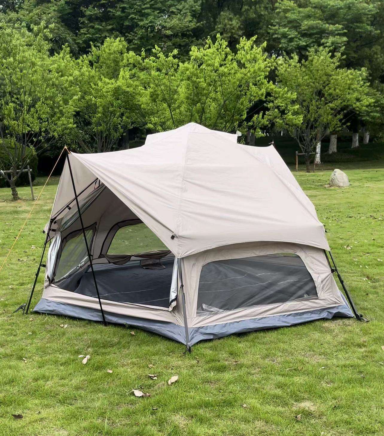 キャンプ用品 全天候型ドーム形オートテント