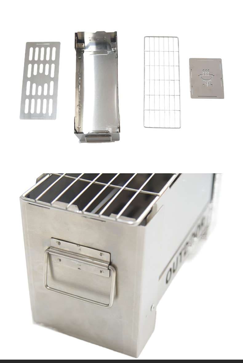 キャンプ用品  コンパクト折りたたみ式焚き火台