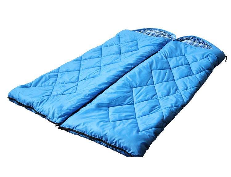 キャンプ用品 極上の暖かさ フェザー寝袋