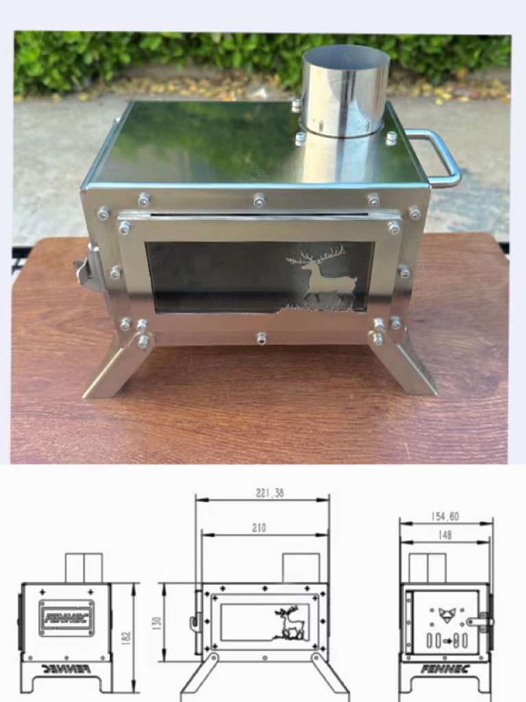 キャンプ用品 キャンプ用コンパクト薪ストーブ