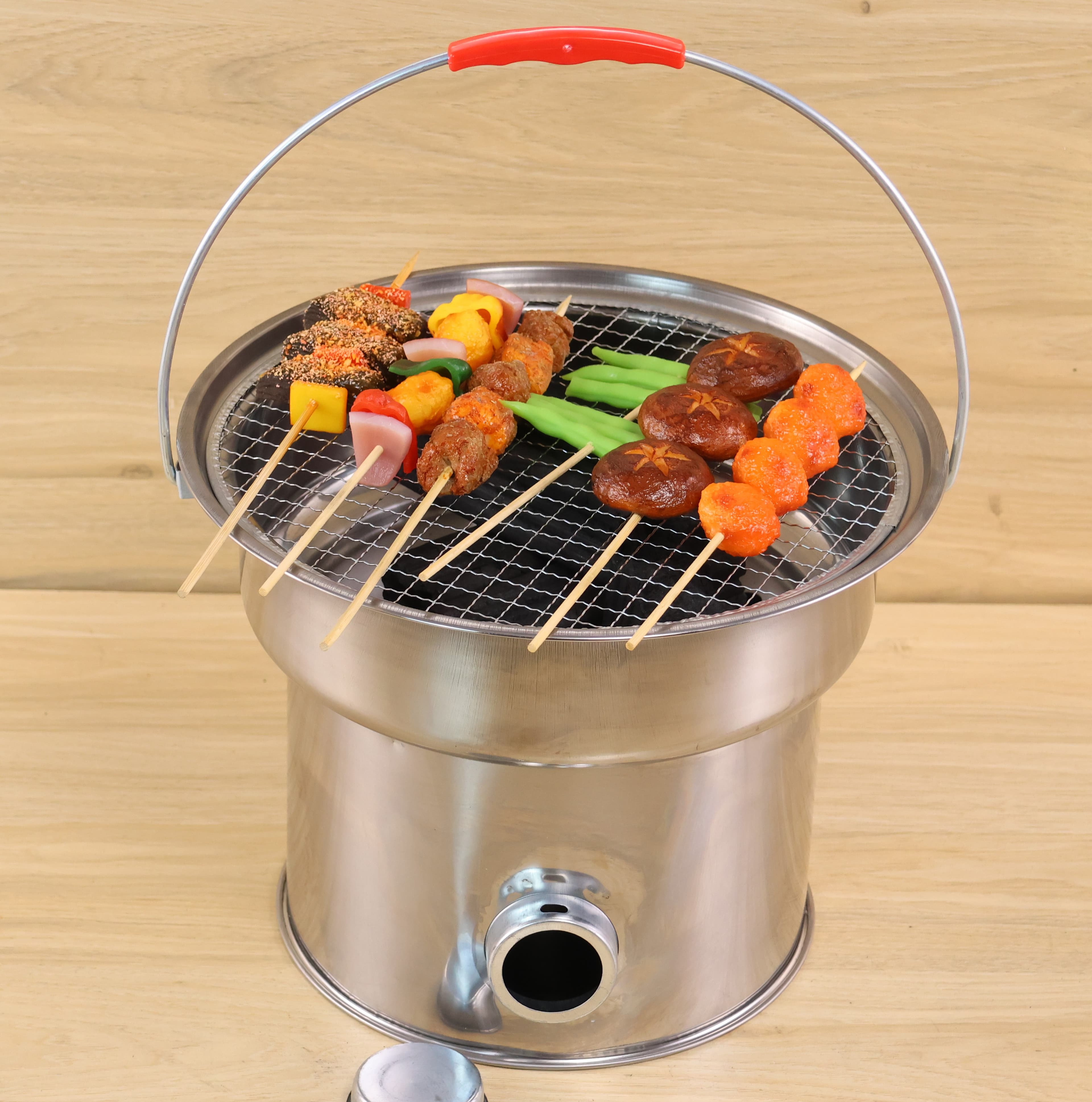 キャンプ用品 折りたたみ式 缶型焚き火台