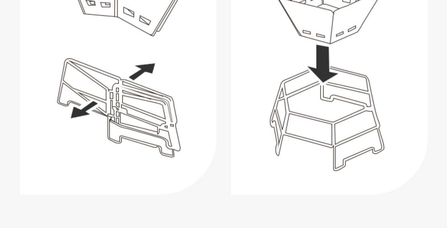 キャンプ用品  折りたたみ式コンパクト焚き火台