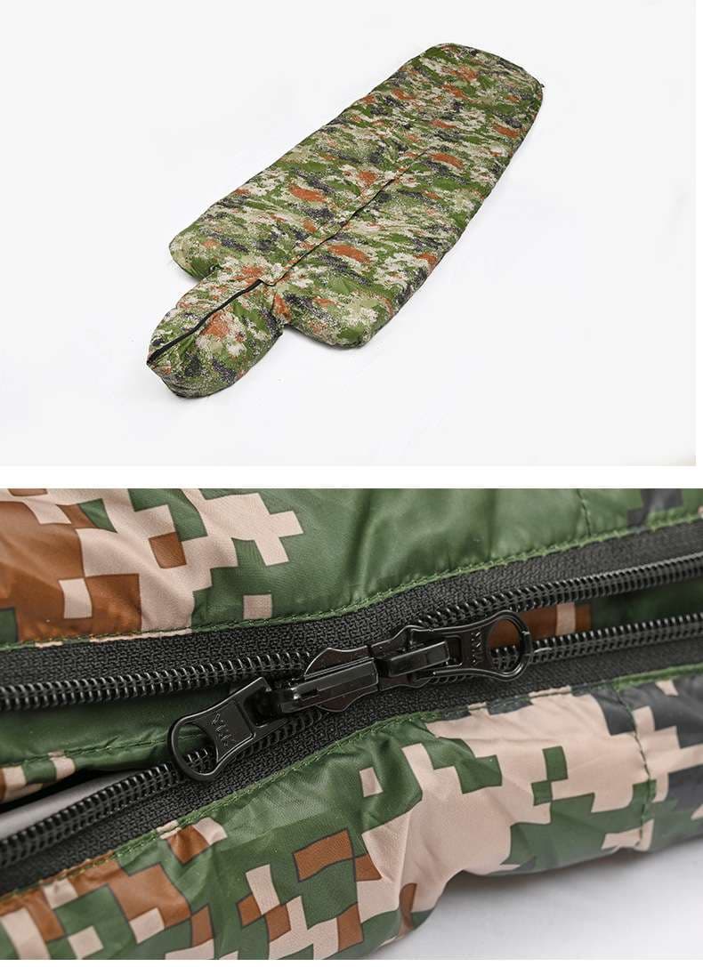 キャンプ用品 迷彩柄アウトドア寝袋