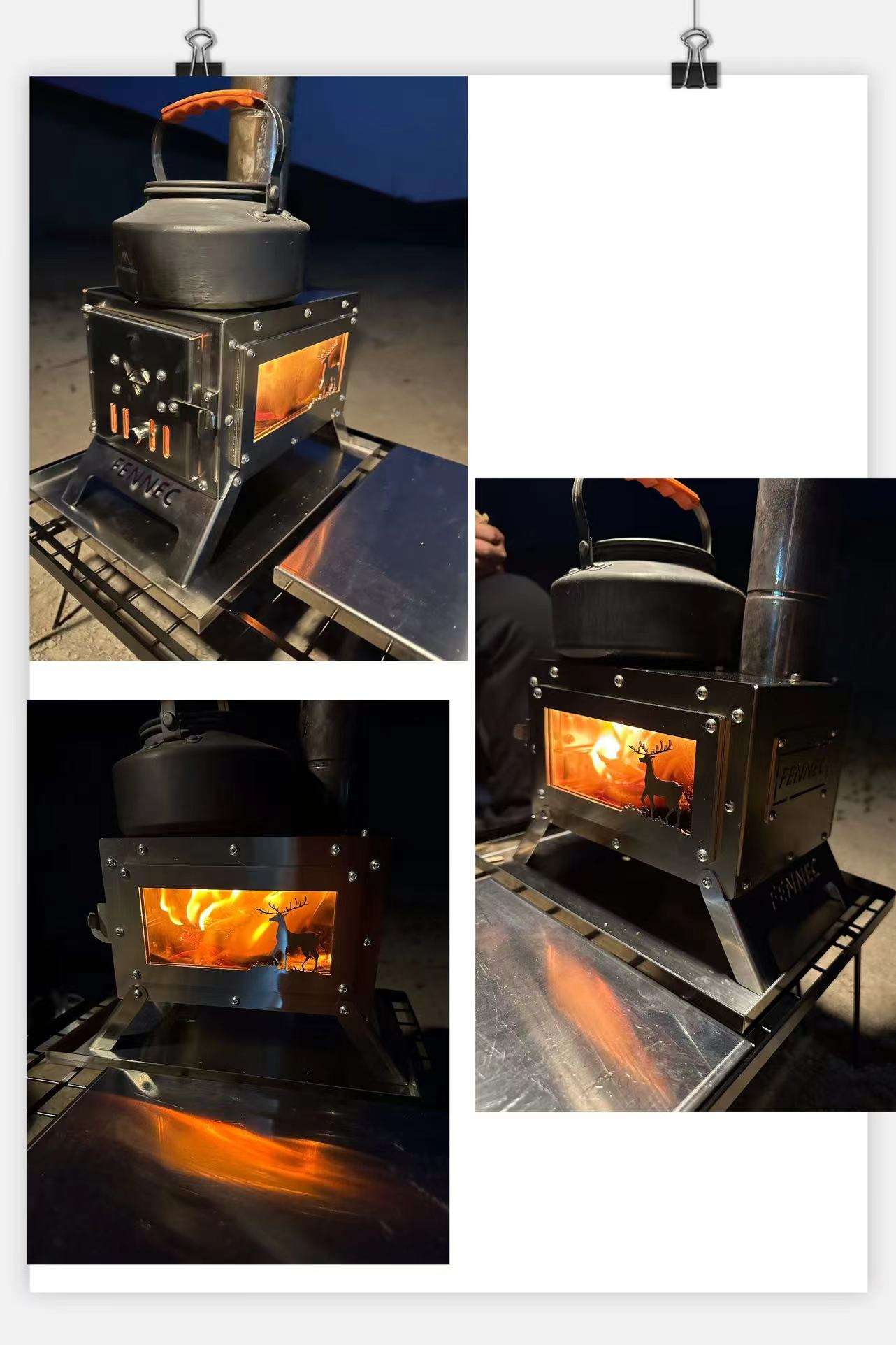 キャンプ用品 キャンプ用コンパクト薪ストーブ