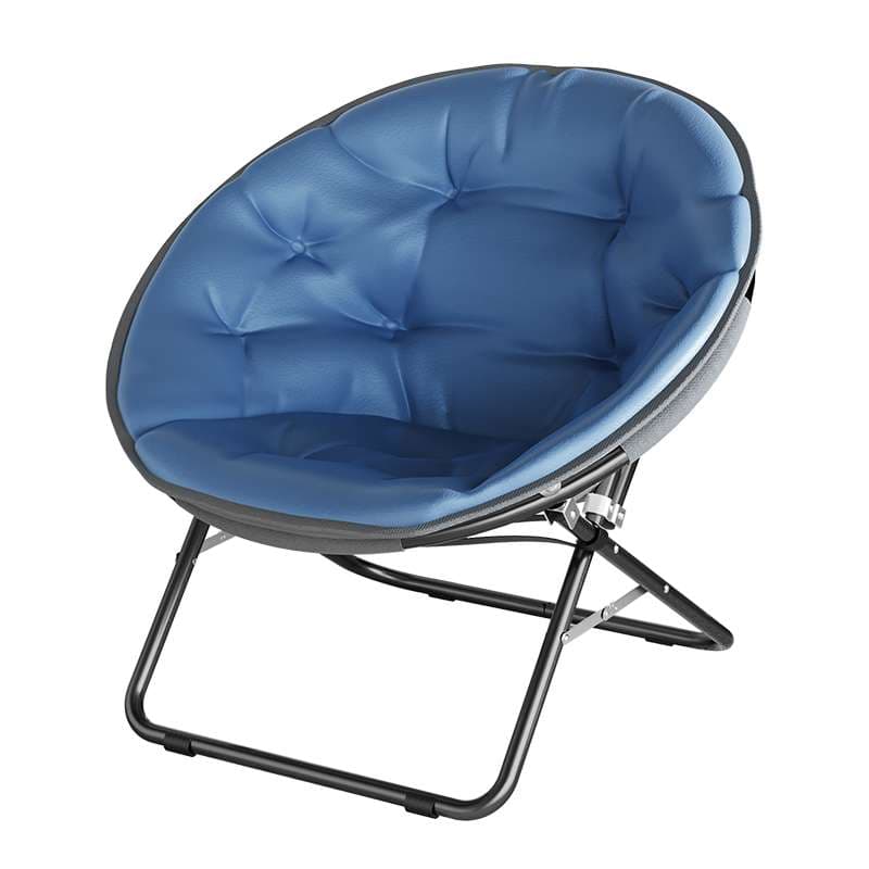 キャンプ用品  ふわもこ折りたたみ丸椅子