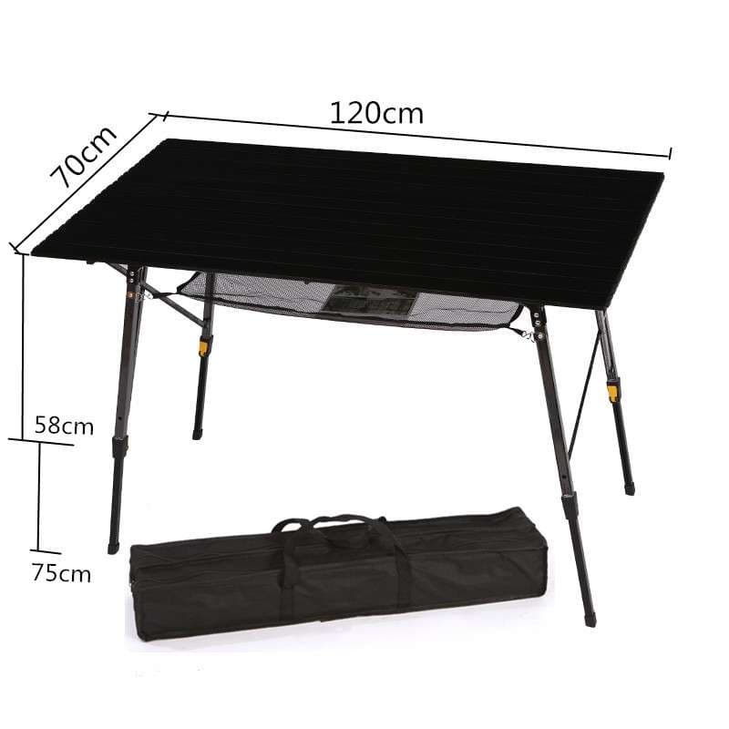 キャンプ用品 折りたたみ式アウトドアテーブル