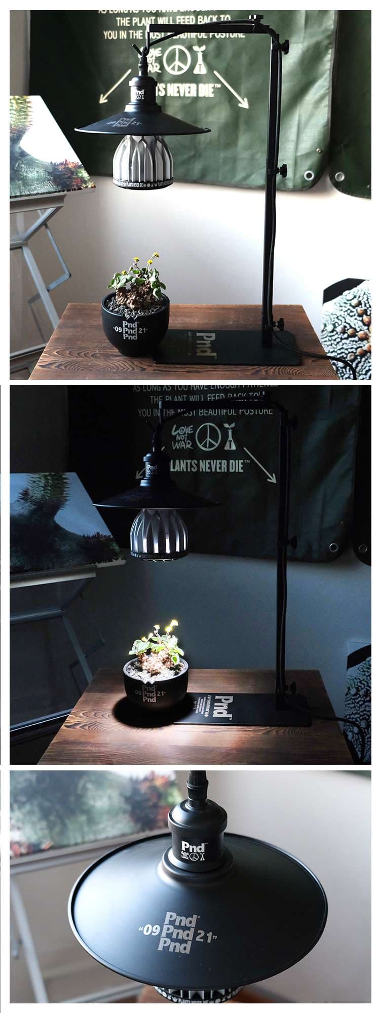 キャンプ用品 植物育成ランプスタンド