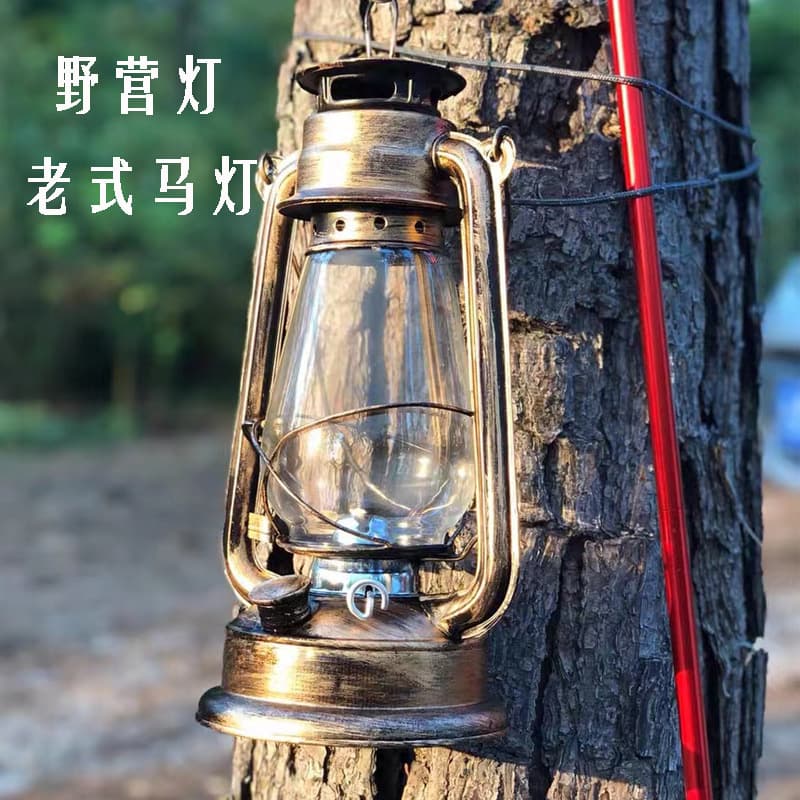 キャンプ用品 復古調石油式吊り下げランタン