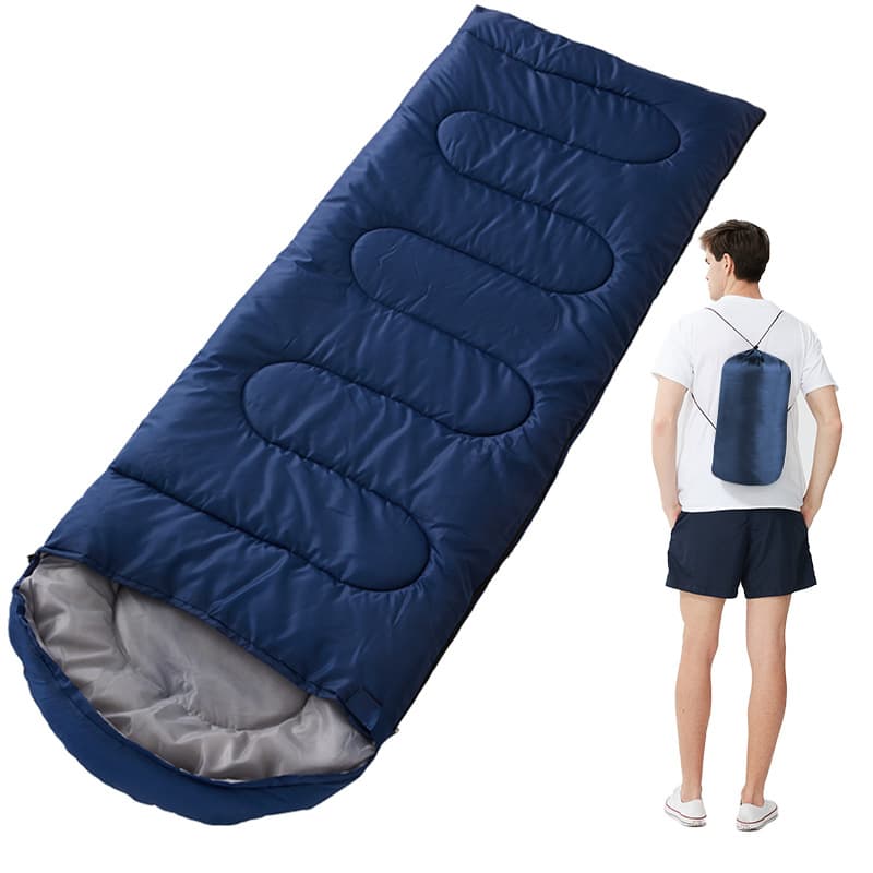 キャンプ用品 軽量携帯式封筒型寝袋