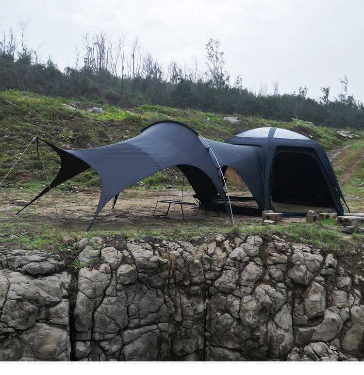キャンプ用品  多目的シェルターテント