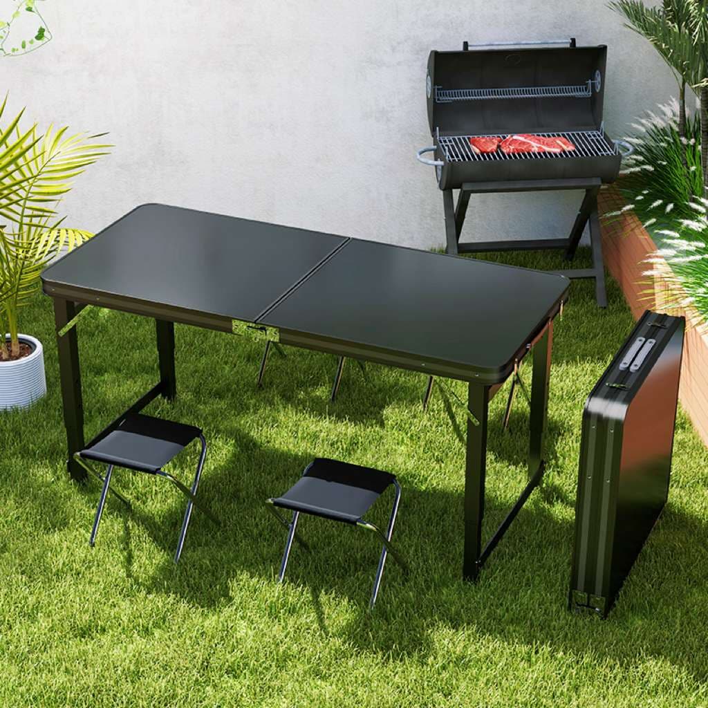 キャンプ用品 折りたたみ式アウトドアテーブルセット