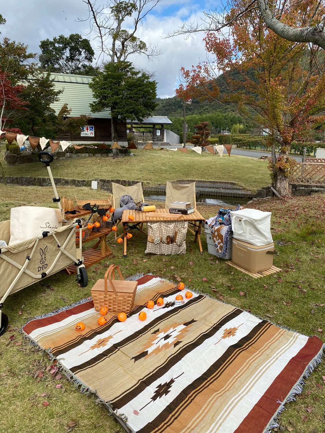 キャンプ用品 民族調デザイン キャンプマット