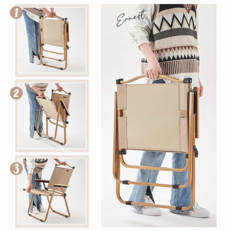 キャンプ用品 折りたたみ式アウトドアチェア